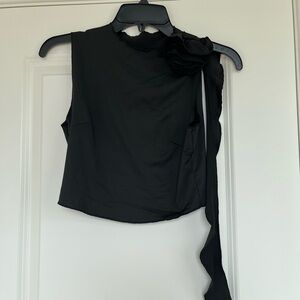 Elegant Black Sleeveless Top